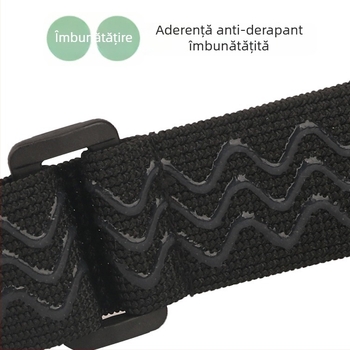 Cizme peste genunchi cu benzi antiderapante și închidere Velcro, stil bandă lungă, lungimea șiretului 43 cm