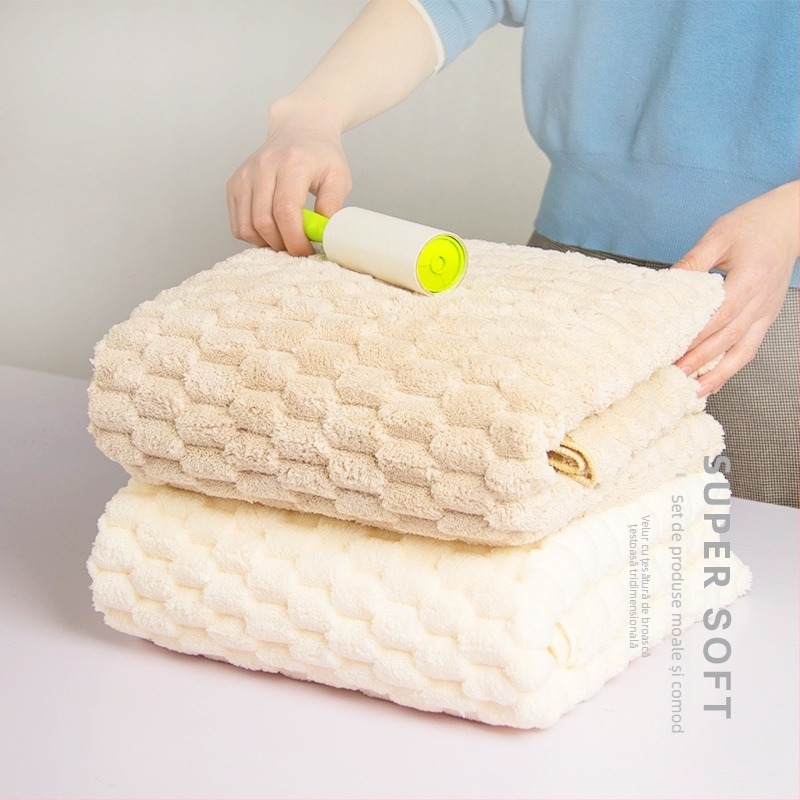 Prosop de față din polar coral, jacquard 150D, 80–100 g