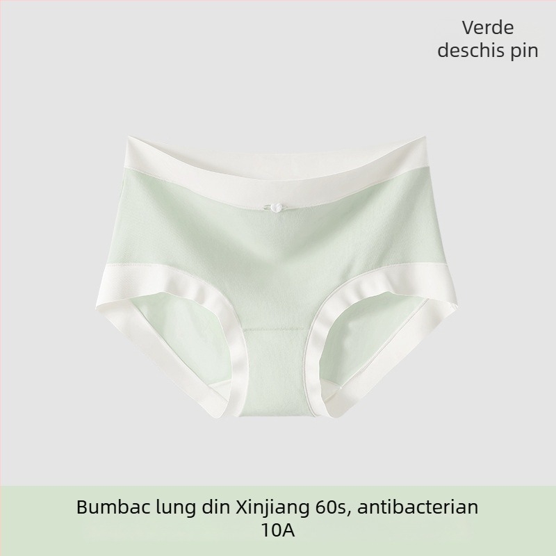 Chiloți de damă din bumbac talie medie, antibacterieni și respirabili; material principal 80–90% bumbac; căptușeala zonei intime 100% bumbac