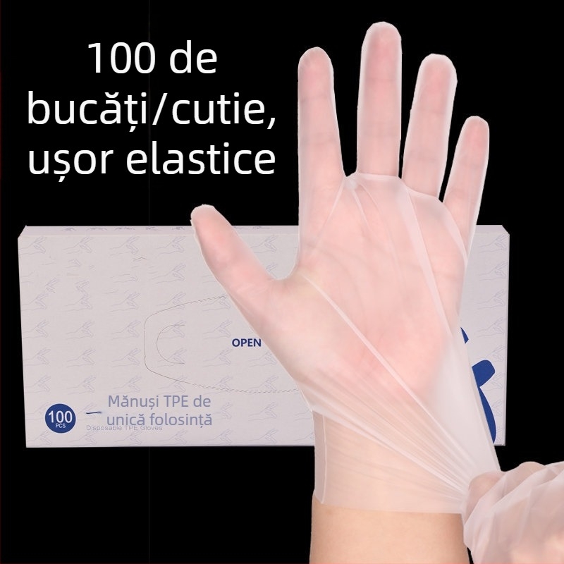 Mănuși de nitril, de unică folosință, grosime standard, suprafață antiderapantă, rezistente la uzură, 1000 bucăți într-o cutie.