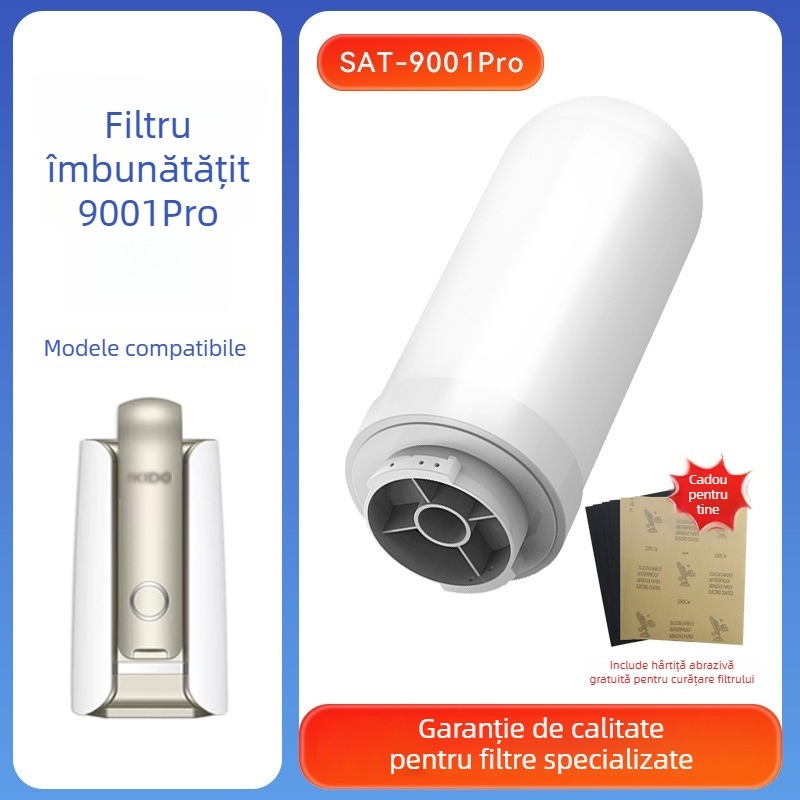 Element filtru pentru purificator de apă - compatibil cu Yikaidi 9001/9001Pro; oțel inoxidabil; model Ksb-ykd-1; filtrează și poate fi băut direct