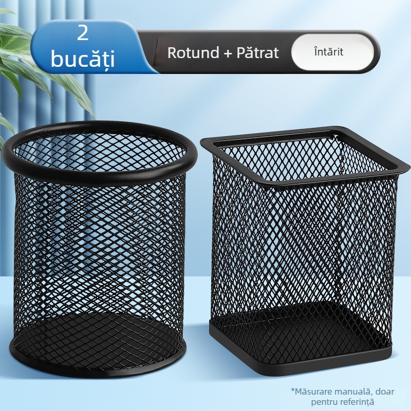 Excellent suport metal pentru pixuri – organizator de birou multifuncțional