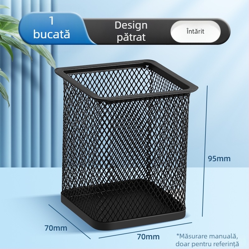 Excellent suport metal pentru pixuri – organizator de birou multifuncțional