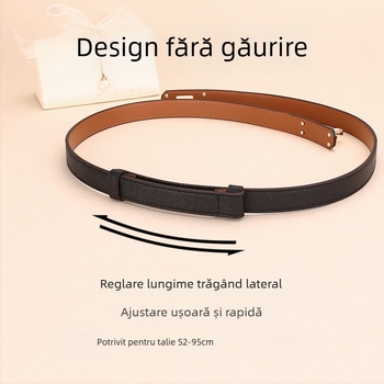 Centură pentru rochie – curea din piele naturală, cataramă din aliaj, lățime 2–4 cm, închidere cu nasturi