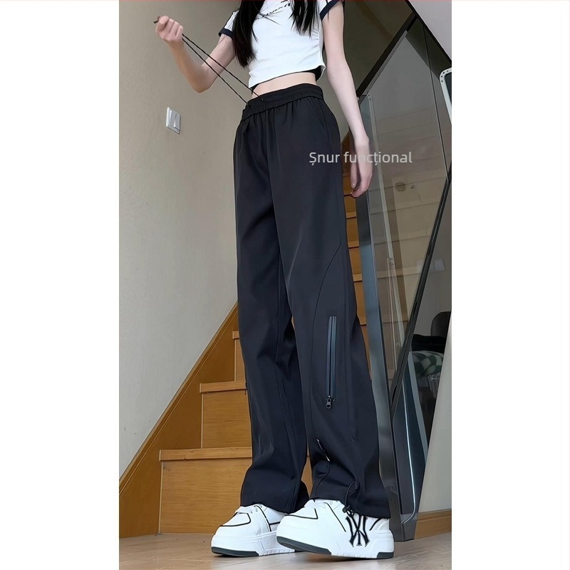 Pantaloni pentru bărbați, croială dreaptă, pentru ciclism și drumeții, softshell impermeabil, talie înaltă cu șnur, amestec poliester-elastan, ușori și elastici