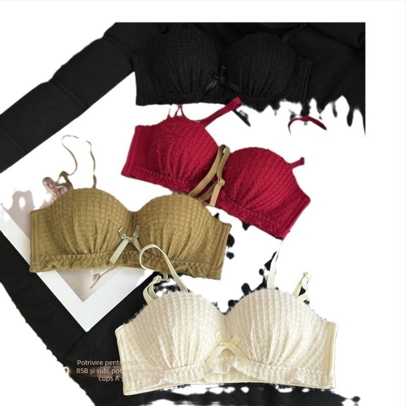Set sutien cu cupă 1/2, material nylon, bretele detașabile cu dublu suport, trei rânduri de catarame la spate, funcții de strângere și ridicare a sânilor