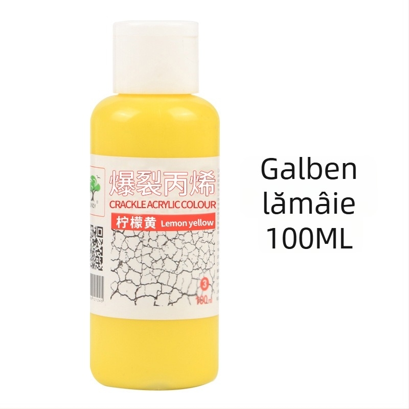 Pigment acrilic Bubu, 100ml, ambalaj de bază, pentru pictură acrilică explozivă