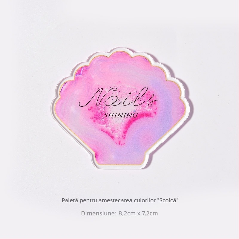 Display pentru unghii, placă de afișaj acrilică pentru gel, Han Finger Edge, 30 g, model Display board