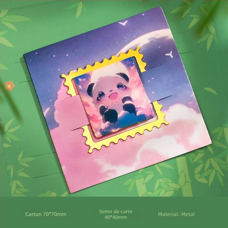 Marcaj metalic pentru carte cu panda și ciucuri, stil chinoiserie; Cod produs Sn-30rr; Material: metal; Scop cadou: cadouri promoționale, cadouri pentru conferințe, cadouri pentru festival, premii memorabile; IP: Nu