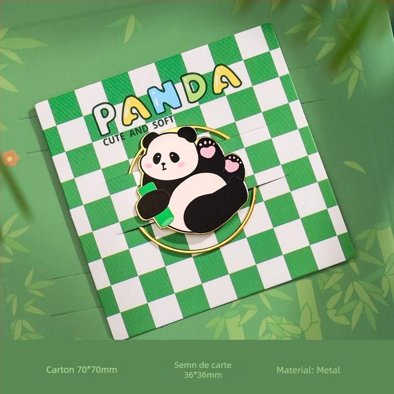 Marcaj metalic pentru carte cu panda și ciucuri, stil chinoiserie; Cod produs Sn-30rr; Material: metal; Scop cadou: cadouri promoționale, cadouri pentru conferințe, cadouri pentru festival, premii memorabile; IP: Nu