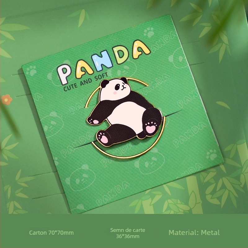 Marcaj metalic pentru carte cu panda și ciucuri, stil chinoiserie; Cod produs Sn-30rr; Material: metal; Scop cadou: cadouri promoționale, cadouri pentru conferințe, cadouri pentru festival, premii memorabile; IP: Nu