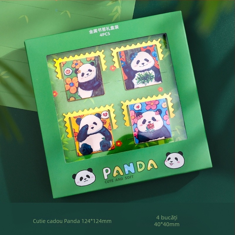 Marcaj metalic pentru carte cu panda și ciucuri, stil chinoiserie; Cod produs Sn-30rr; Material: metal; Scop cadou: cadouri promoționale, cadouri pentru conferințe, cadouri pentru festival, premii memorabile; IP: Nu