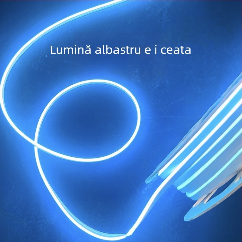 Bandă LED Neon 2835, 120 LED/m, IP65 impermeabilă, 8W, intrare 12-24-110-220V