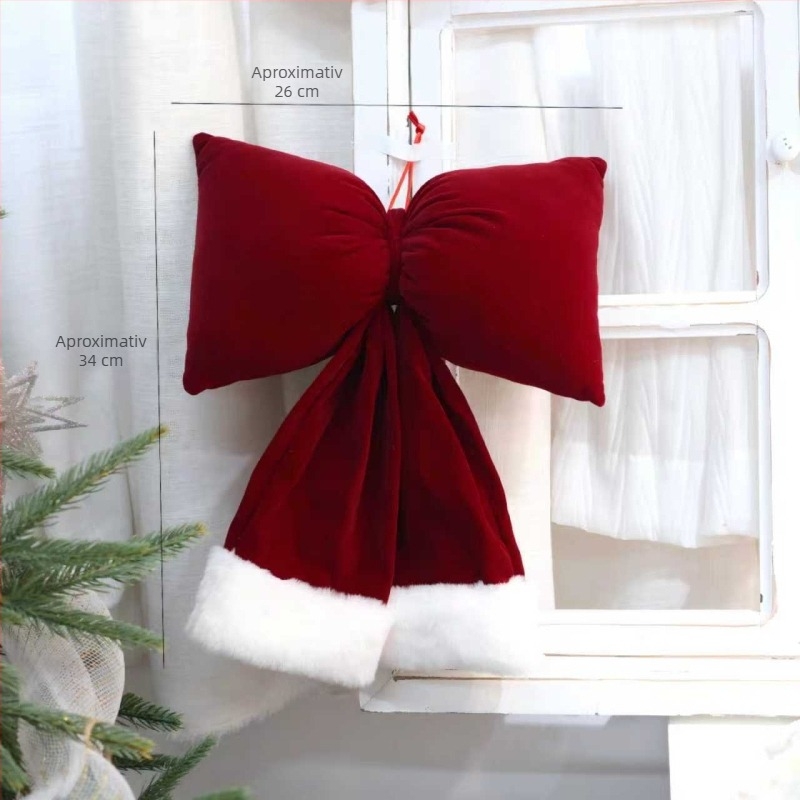 Heartful Ornament cu flocking icicle pentru brad – Pandantiv cadou de Crăciun