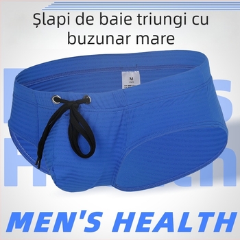 Slip de baie masculin tip Brief cu șnur, nylon uscare rapidă, căptușire nylon 90%, 180 g/m², model solid