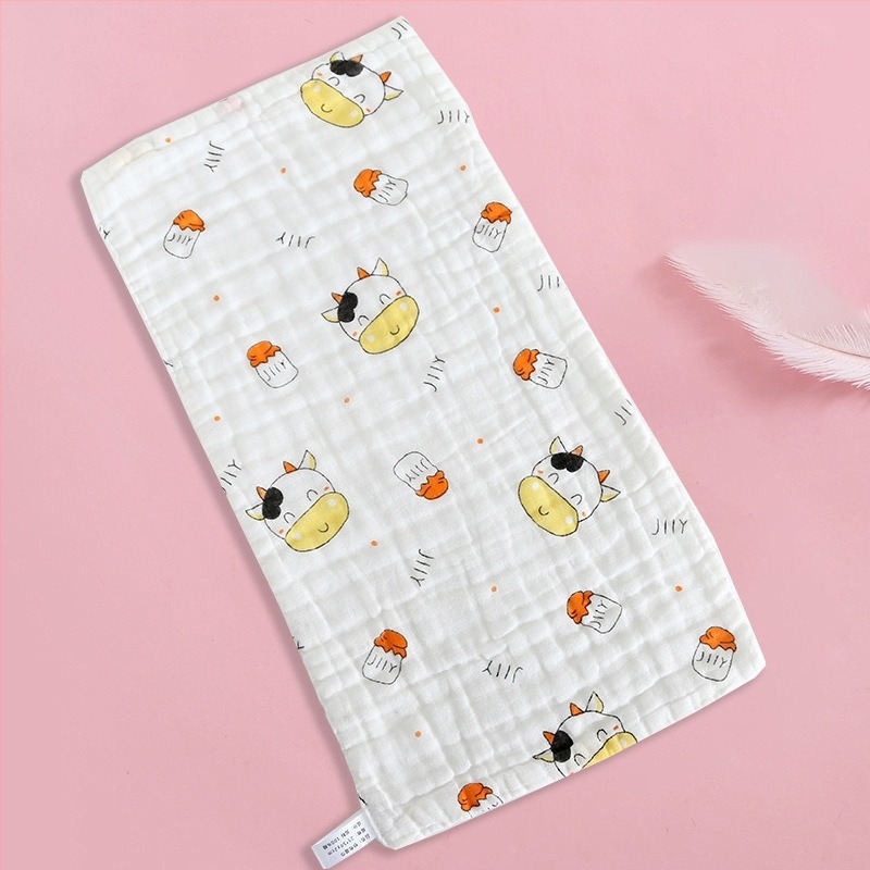 Prosop de baie pentru copii, cu șase straturi, absorbant, moale, imprimat, 100% bumbac