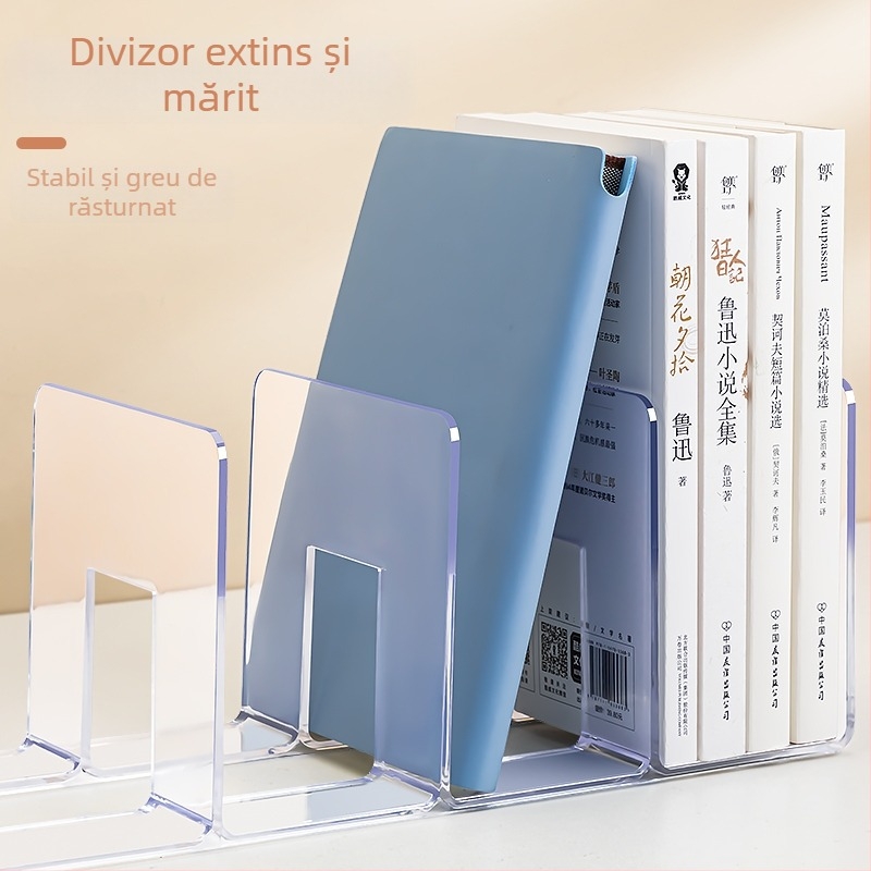 Raft vertical pentru fișiere, 4 niveluri, 36 compartimente, material PP, model 9674, organizator de fișiere