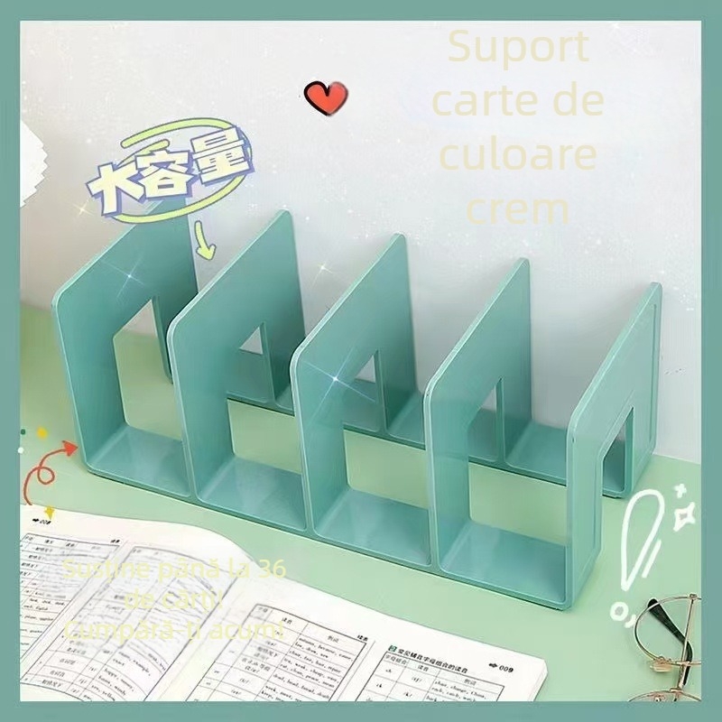 Raft vertical pentru fișiere, 4 niveluri, 36 compartimente, material PP, model 9674, organizator de fișiere