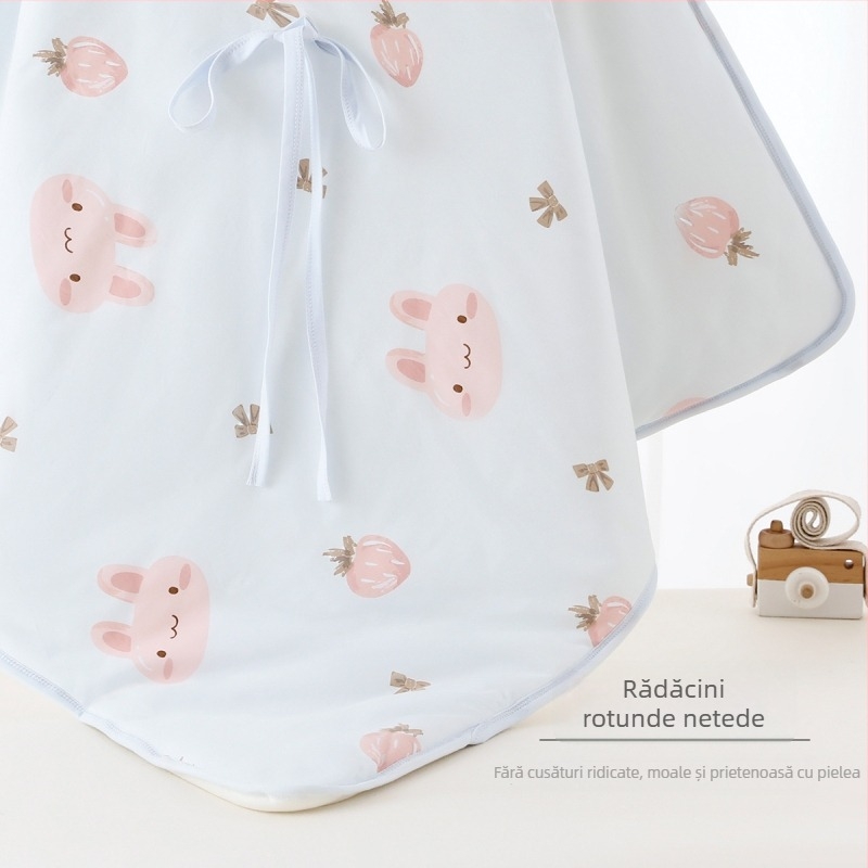 Pătură pentru nou-născuți pentru salonul de nașteri, din bumbac gros cu umplutură de poliester, model cu animale, pentru primăvară, toamnă și iarnă