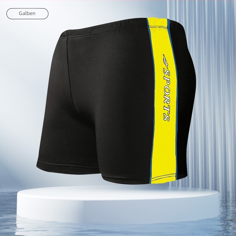 Costume de baie pentru bărbați, croială lejeră în stil boxer (Brand Baiya; țesătură Milk Silk; 82% poliester; 150 g; căptușeală 100% poliester)