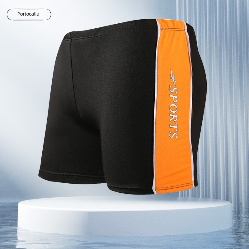 Costume de baie pentru bărbați, croială lejeră în stil boxer (Brand Baiya; țesătură Milk Silk; 82% poliester; 150 g; căptușeală 100% poliester)