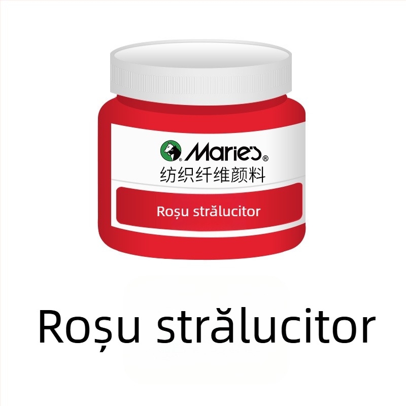 Vopsea de textile cu pigmenți vegetali – 50 ml pe sticlă, impermeabilă, rezistentă la decolorare