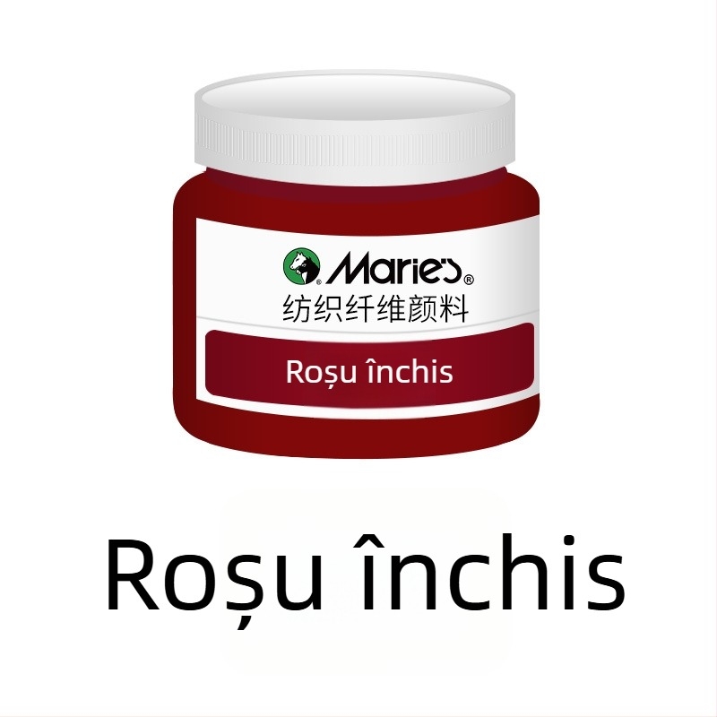 Vopsea de textile cu pigmenți vegetali – 50 ml pe sticlă, impermeabilă, rezistentă la decolorare