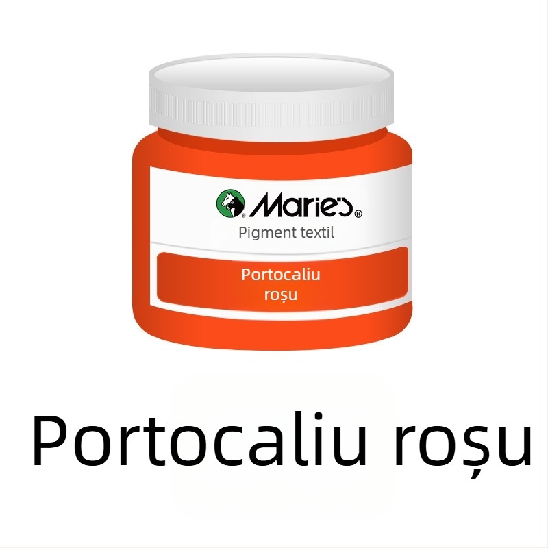 Vopsea de textile cu pigmenți vegetali – 50 ml pe sticlă, impermeabilă, rezistentă la decolorare