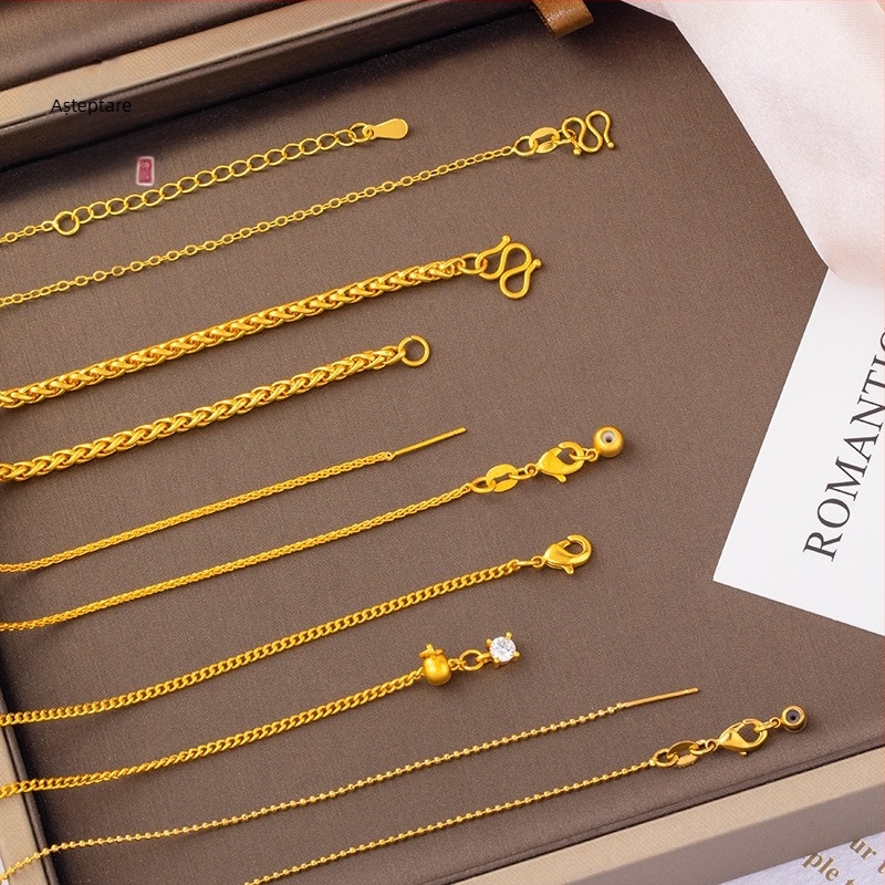 Accesorii bijuterii DIY – Cupru placat cu aur, Electroplacare, Stil vintage, Lanț cu mărgele