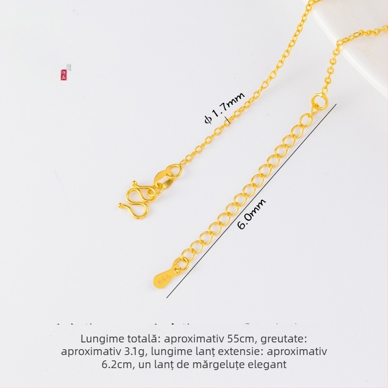 Accesorii bijuterii DIY – Cupru placat cu aur, Electroplacare, Stil vintage, Lanț cu mărgele