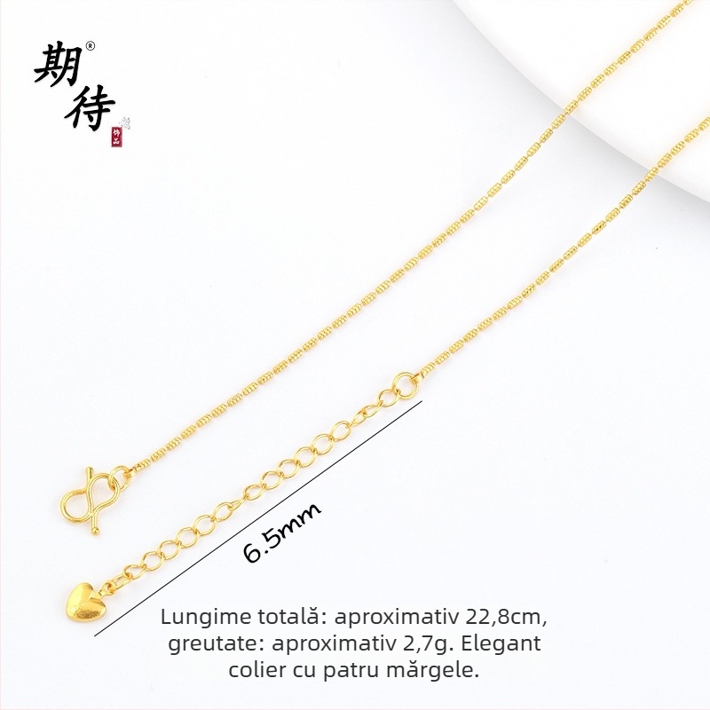 Accesorii bijuterii DIY – Cupru placat cu aur, Electroplacare, Stil vintage, Lanț cu mărgele