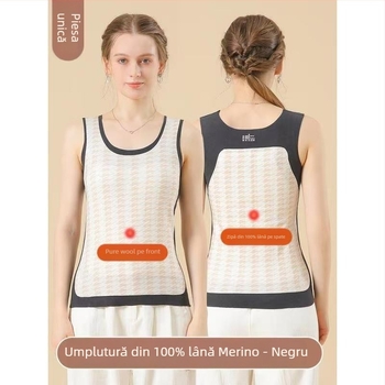 Vesta termică unisex, dublu strat, extra groasă 301-350 g/m², cu velur, glugă, țesătură poliester Derong (90-95% poliester)