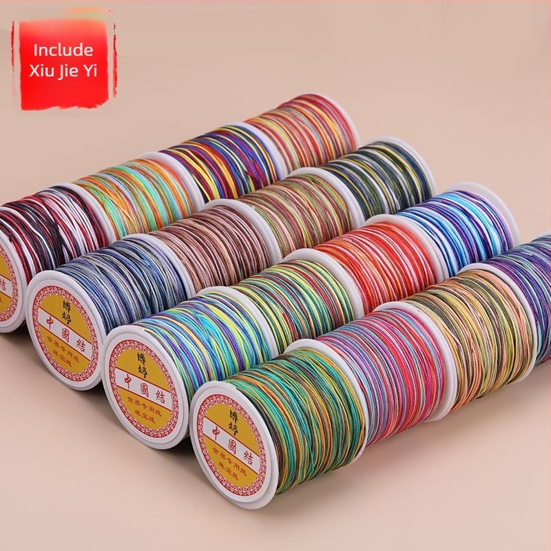 Accesorii DIY pentru bijuterii din nylon • Țesut manual • Stil chinezesc • Model nobil • Stil artistic retro • Bo Ting • Primăvara 2023