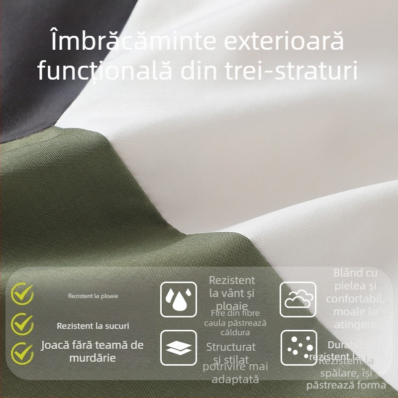 Geacă cu glugă pentru copii, unisex, toamnă, poliester, imprimeu desen animat, fermoar, 1-3 ani