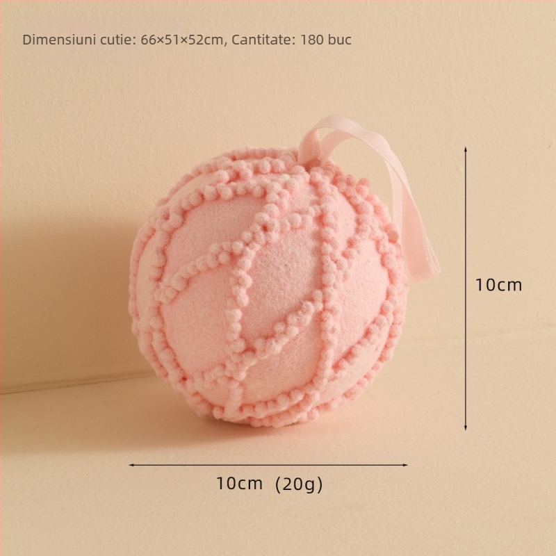 Pandantiv fulg de zăpadă pentru brad cu bețișor de bomboană, material Bubble, stil Crăciun, ambalare individuală