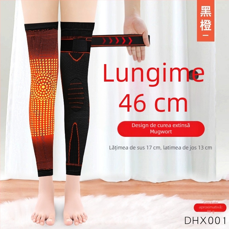 Orteza pentru genunchi încălzitoare cu Mugwort pentru căldură și protecția articulațiilor — Ruiya, Adulți, Iarna 2025