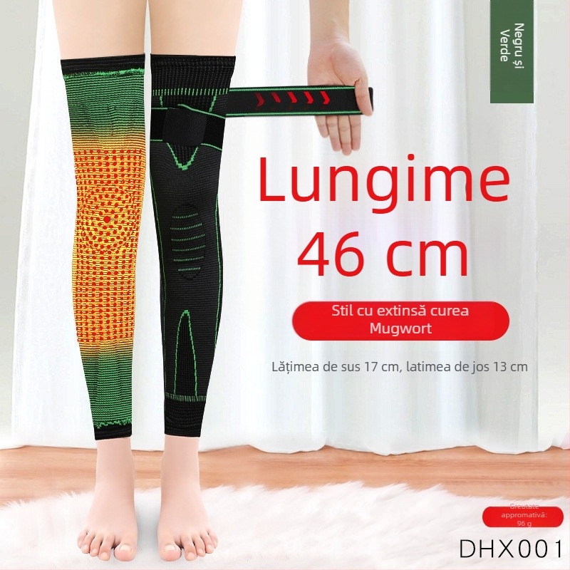 Orteza pentru genunchi încălzitoare cu Mugwort pentru căldură și protecția articulațiilor — Ruiya, Adulți, Iarna 2025