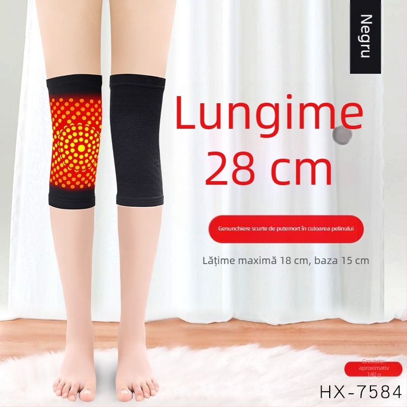 Orteza pentru genunchi încălzitoare cu Mugwort pentru căldură și protecția articulațiilor — Ruiya, Adulți, Iarna 2025