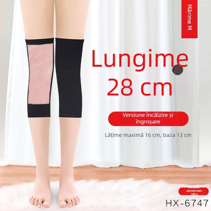 Orteza pentru genunchi încălzitoare cu Mugwort pentru căldură și protecția articulațiilor — Ruiya, Adulți, Iarna 2025