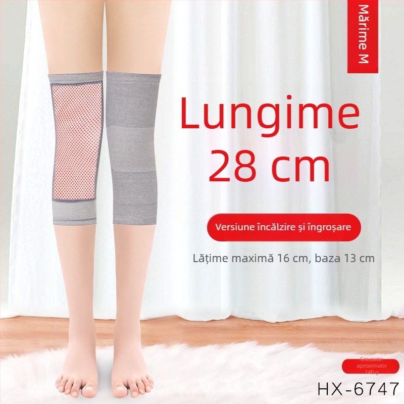 Orteza pentru genunchi încălzitoare cu Mugwort pentru căldură și protecția articulațiilor — Ruiya, Adulți, Iarna 2025