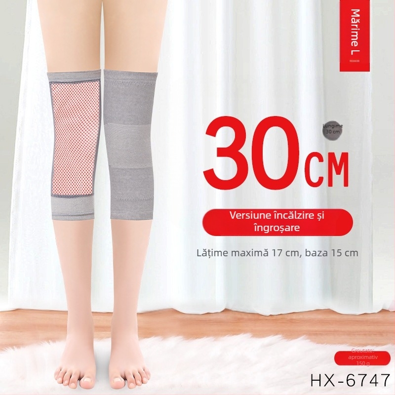 Orteza pentru genunchi încălzitoare cu Mugwort pentru căldură și protecția articulațiilor — Ruiya, Adulți, Iarna 2025