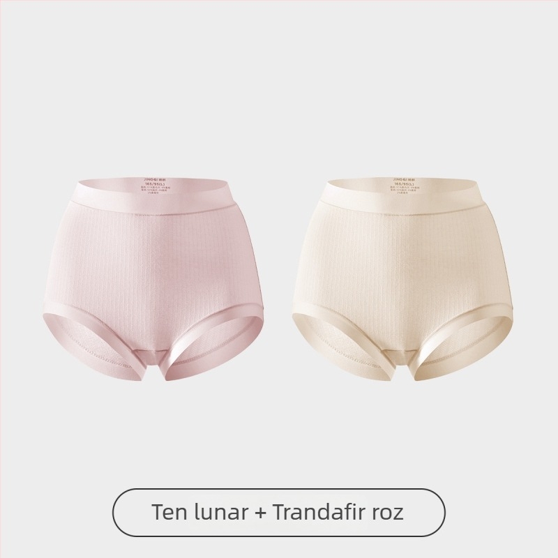 Lenjerie pentru maternitate cu modal antibacterian, talie înaltă, pentru sarcină în stadiu tâziu