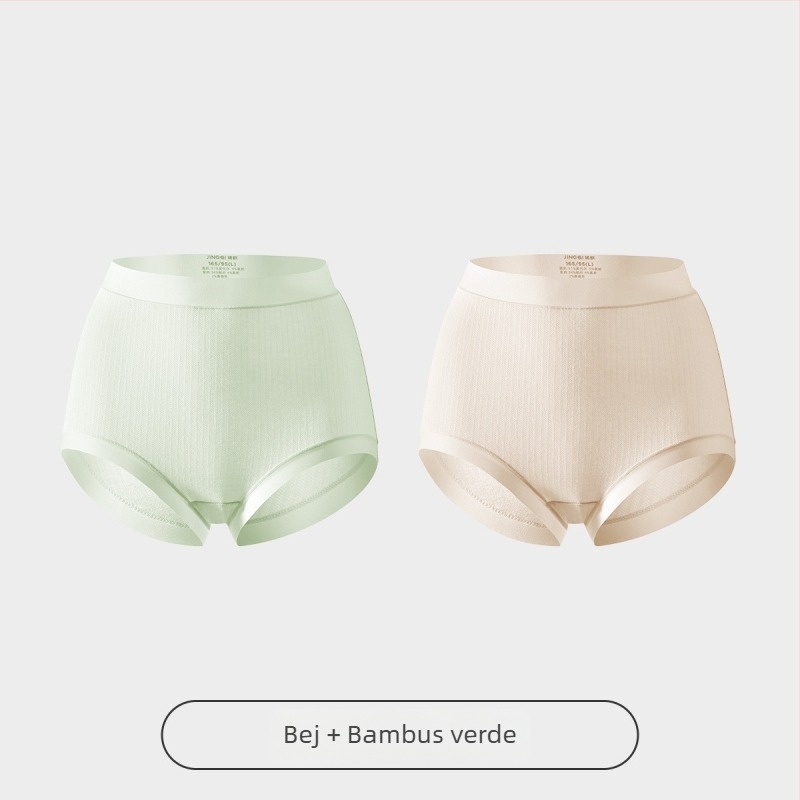 Lenjerie pentru maternitate cu modal antibacterian, talie înaltă, pentru sarcină în stadiu tâziu