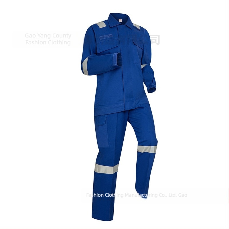 Set de îmbrăcăminte de lucru din bumbac pentru fabrici și mine, evacuarea umezelii, primăvară-toamnă