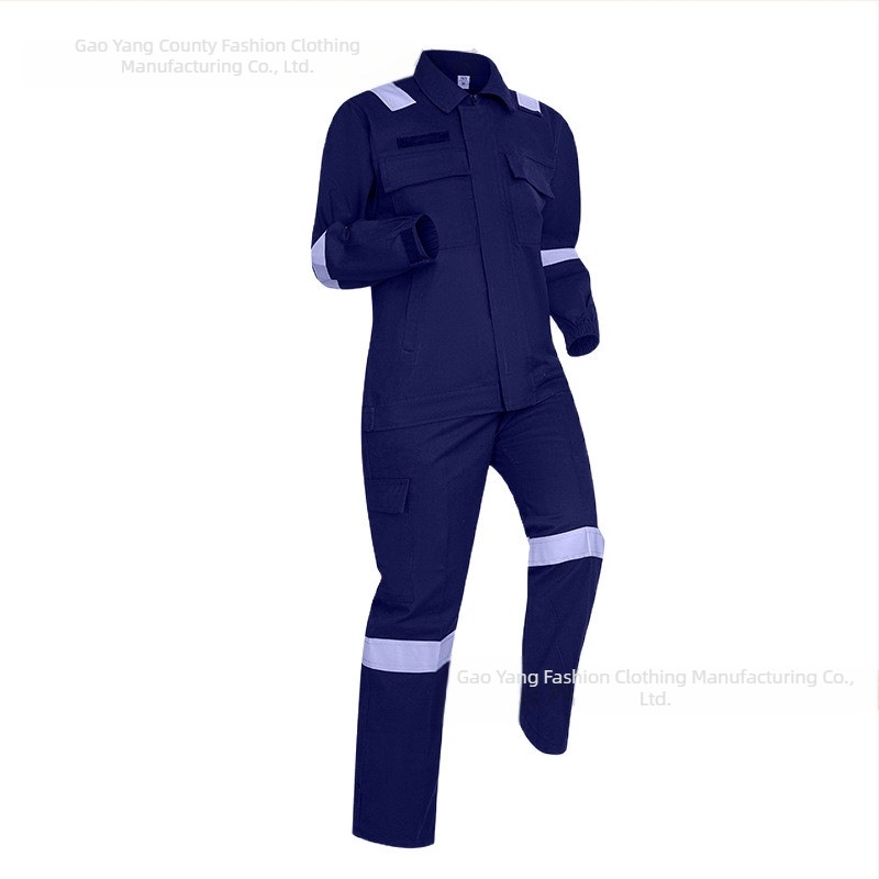 Set de îmbrăcăminte de lucru din bumbac pentru fabrici și mine, evacuarea umezelii, primăvară-toamnă