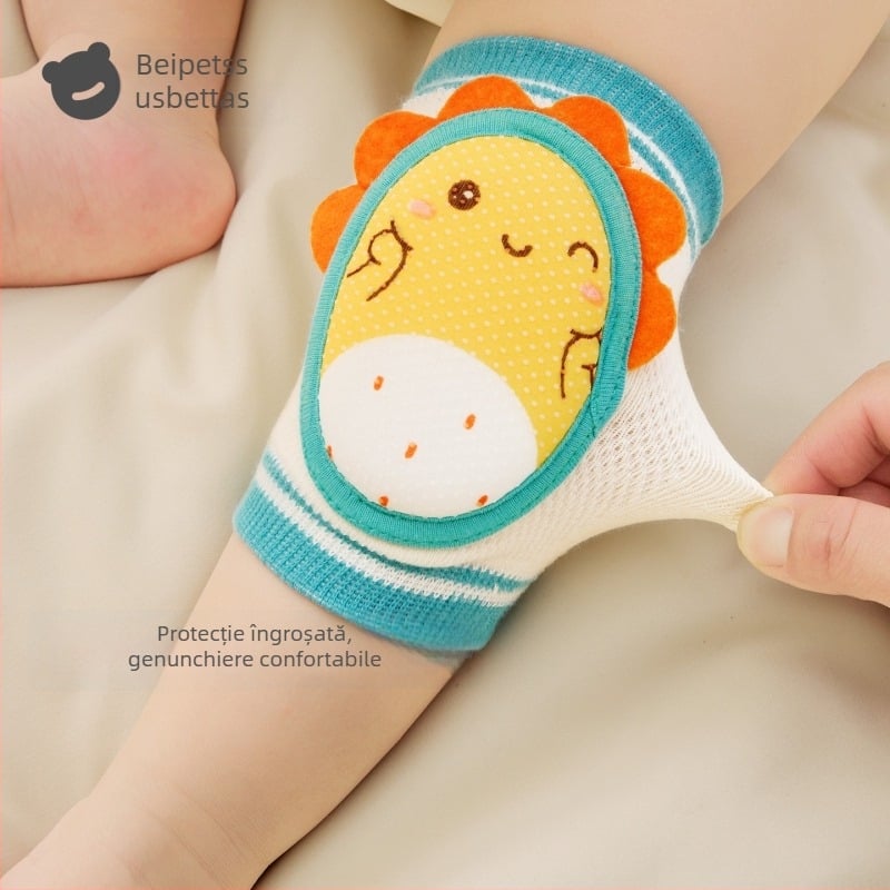 Beptides protecții pentru genunchi pentru bebeluși – pentru mers și târâre, set de protecții anti-cădere, toamnă-iarnă 2025