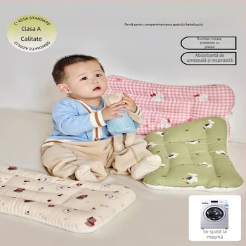 LIFE HOME Pernă de susținere a gâtului pentru copii – înălțime 3–7 cm, umplutură din fibre de poliester, greutate 0–0,5 kg