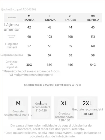 Vesta de damă cu umplutură din puf, croială Slim, puf 86–90%, grosime medie, material poliester, lungime 50–65 cm