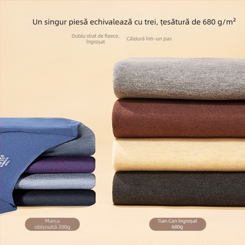 Vesta termică cu încălzire și antibacteriană, din poliester cu dublu strat