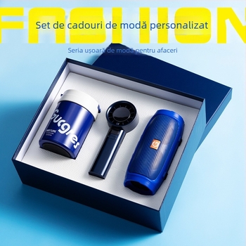 Set de cadouri de afaceri din metal, stil modern minimalist, logo personalizat ca suvenir, marca Good luck